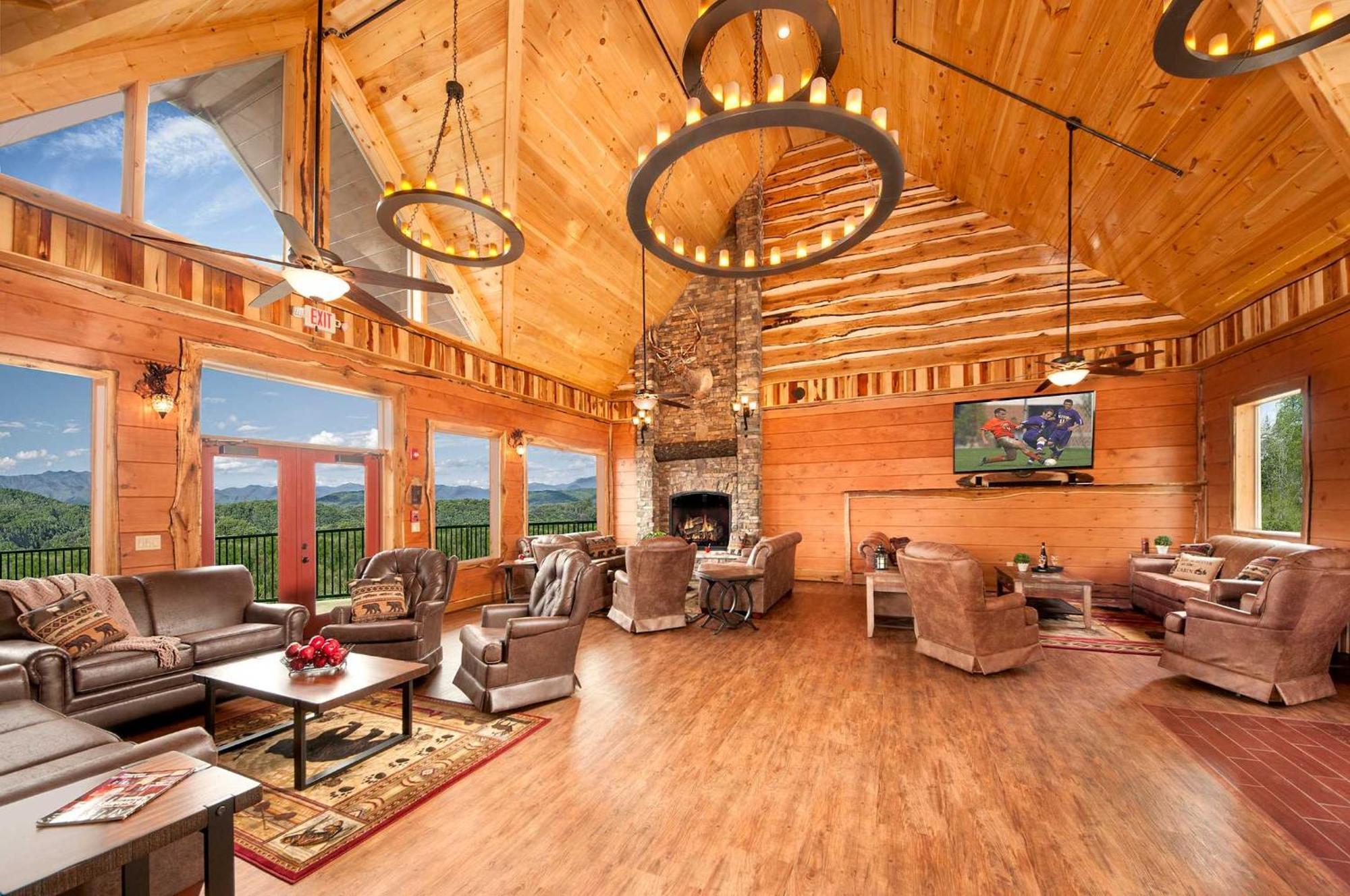 Skyview Mansion:13Bdrm, 17Bath, Sleeps 70, Indoor Pool, Amazing Views Villa Pigeon Forge Dış mekan fotoğraf